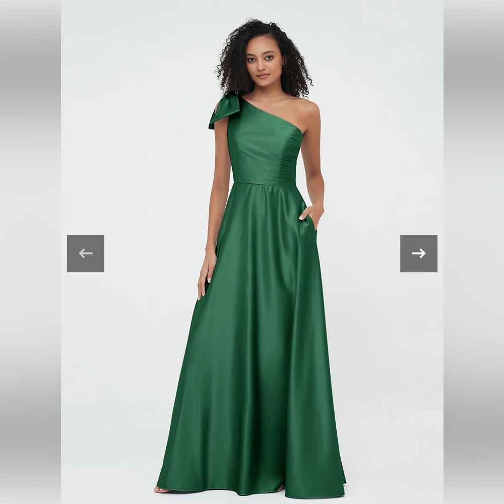 Babaroni, dark green, size 16 formal dress